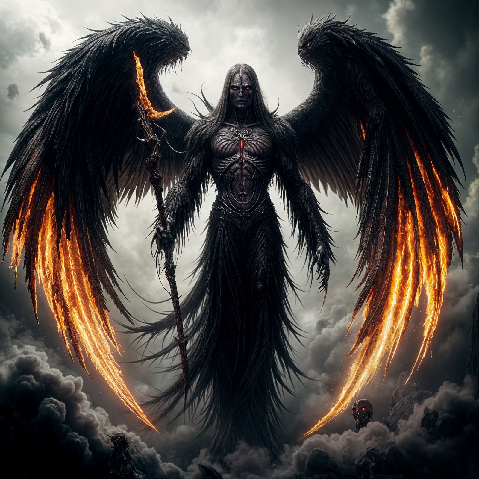 Grim Reaper: Terrifying Angel of Death in 3D