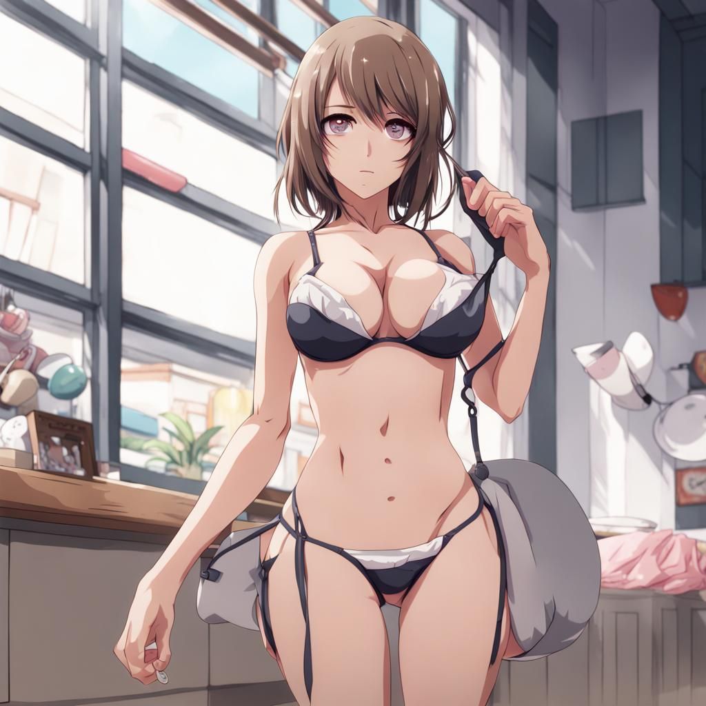 Anime Girl in Bikini