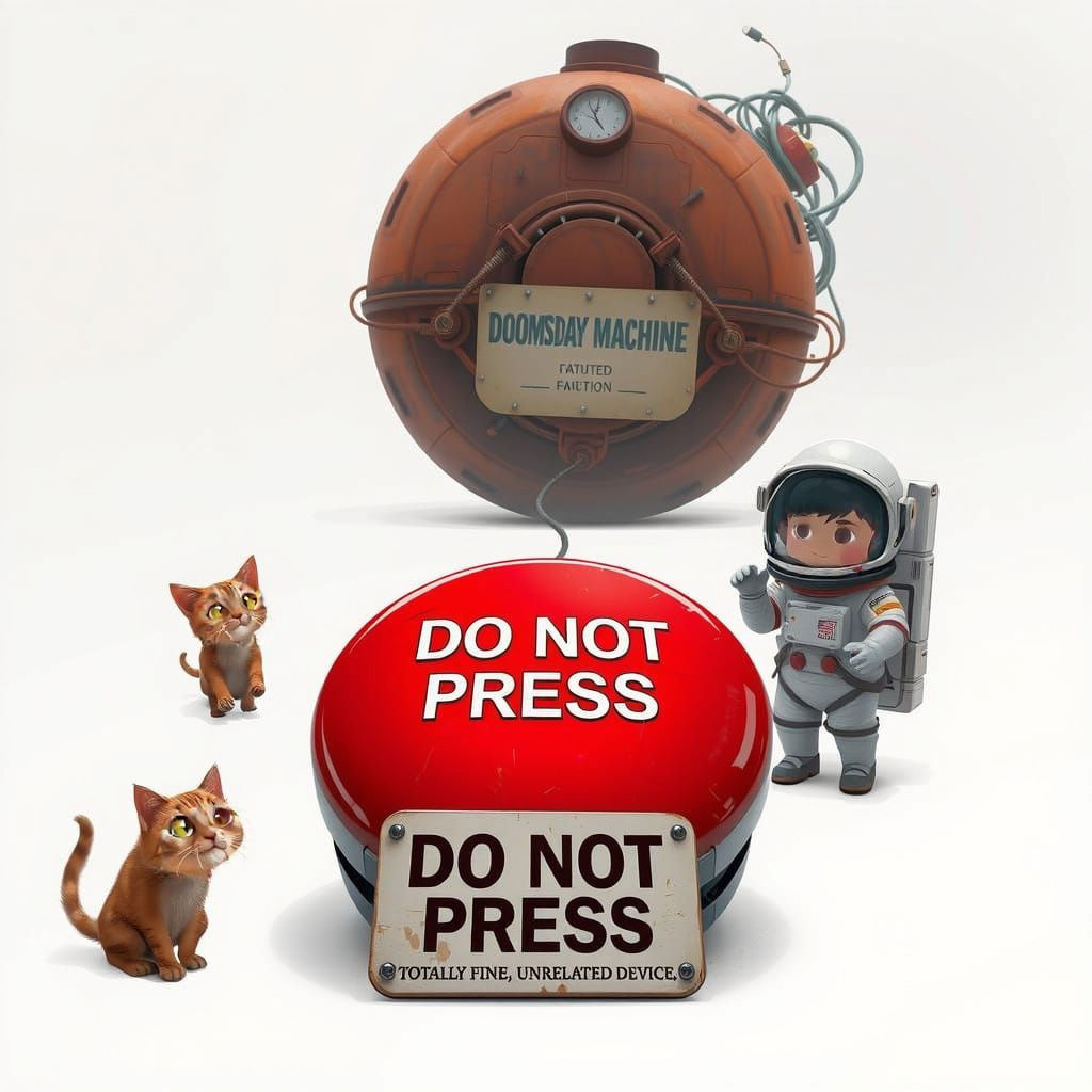 Curiosity didn’t just kill the cat… it doomed us all 🐱💣