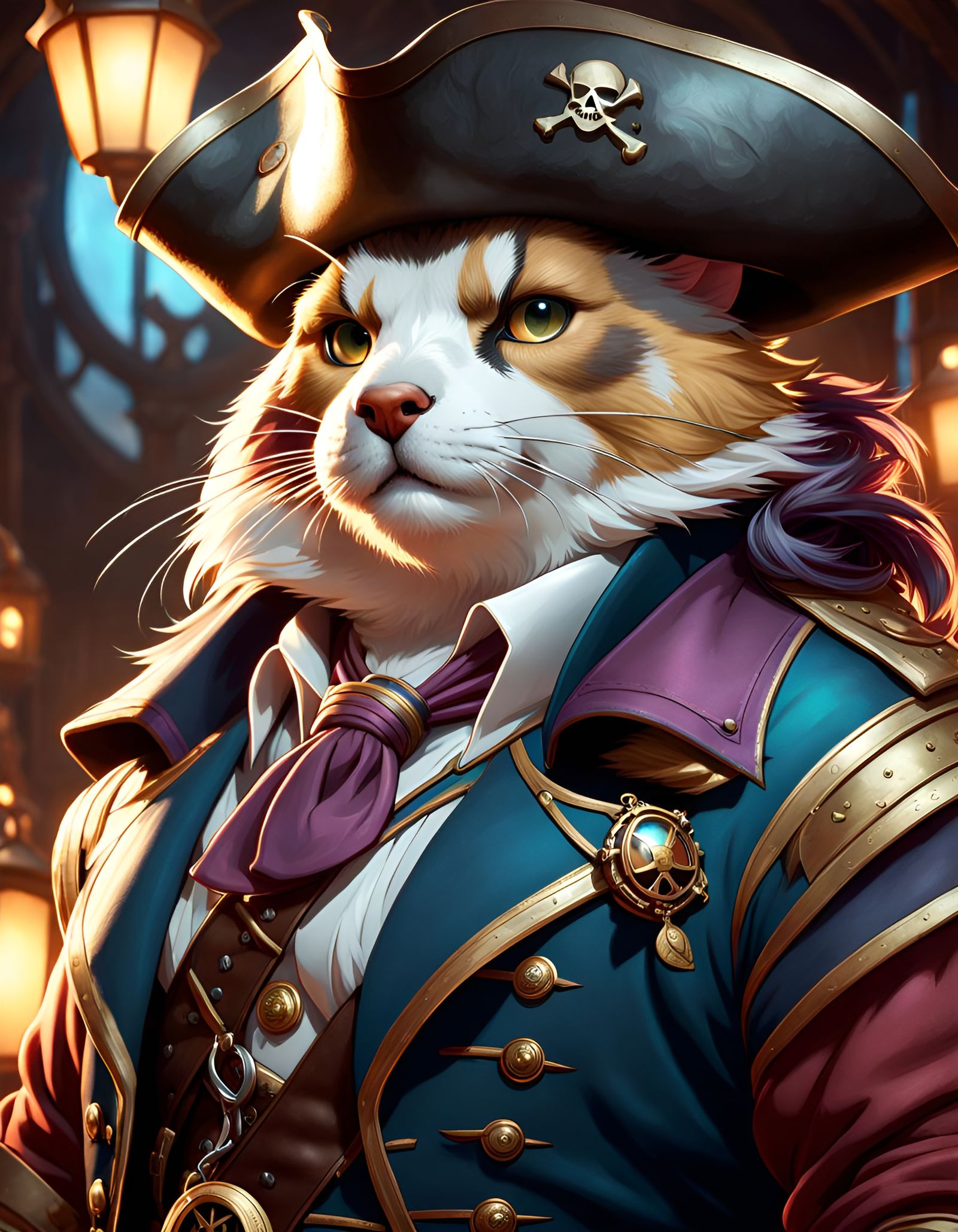 Handsome Winterlights Pirate: Sandy Paws Portrait