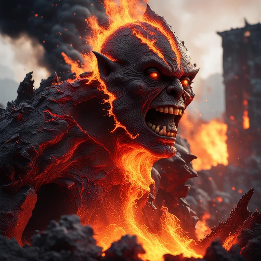 Dark Nightmare: Witches and Goblins in Volcanic Fire