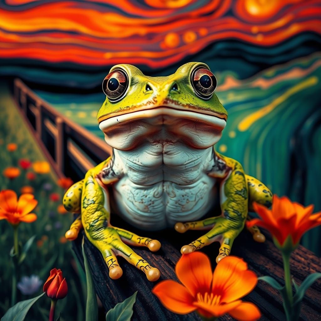 Hypnotized Frog