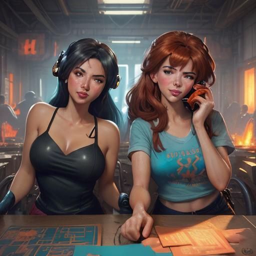 Call Center Agents Recreate Rosie, Digital Art