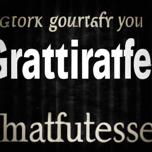 Abstract AI Image Inspired by Gratitude