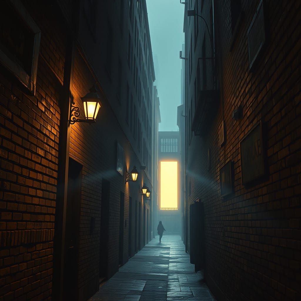 City Alleyway Unveils Hidden Realm
