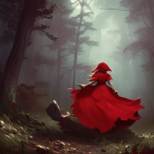 Little Red Riding Hood: Dark Fantasy Concept Art