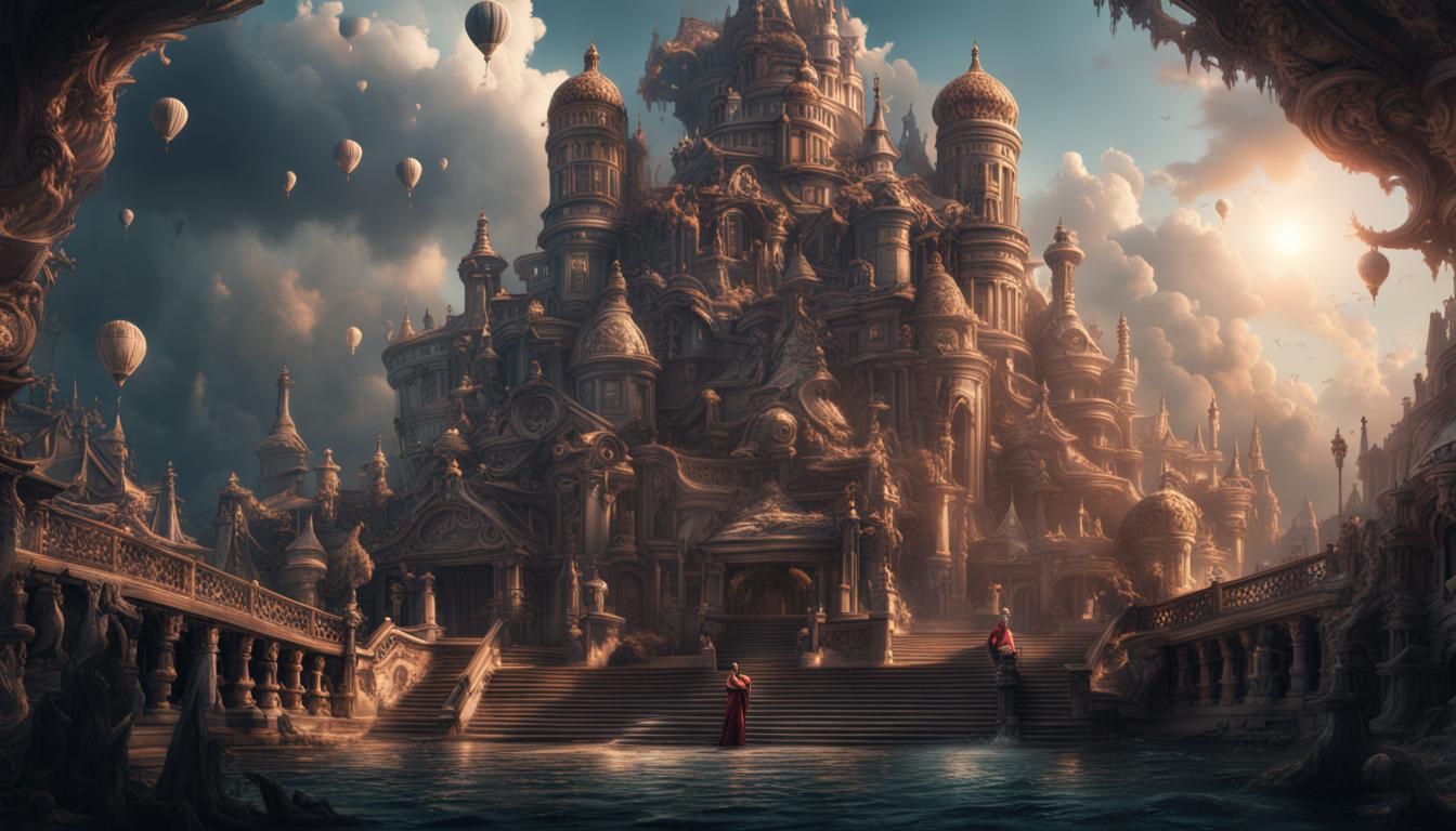 Epic Best Life Male: Dramatic Digital Painting