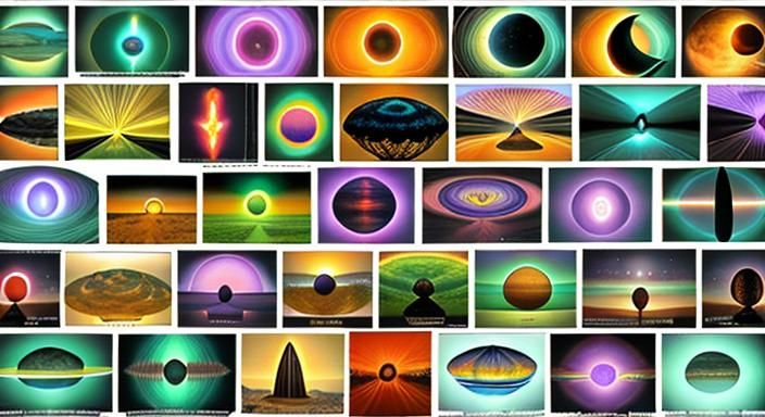 Cosmic Crop Circles: A Sinister Cinematic Illustration