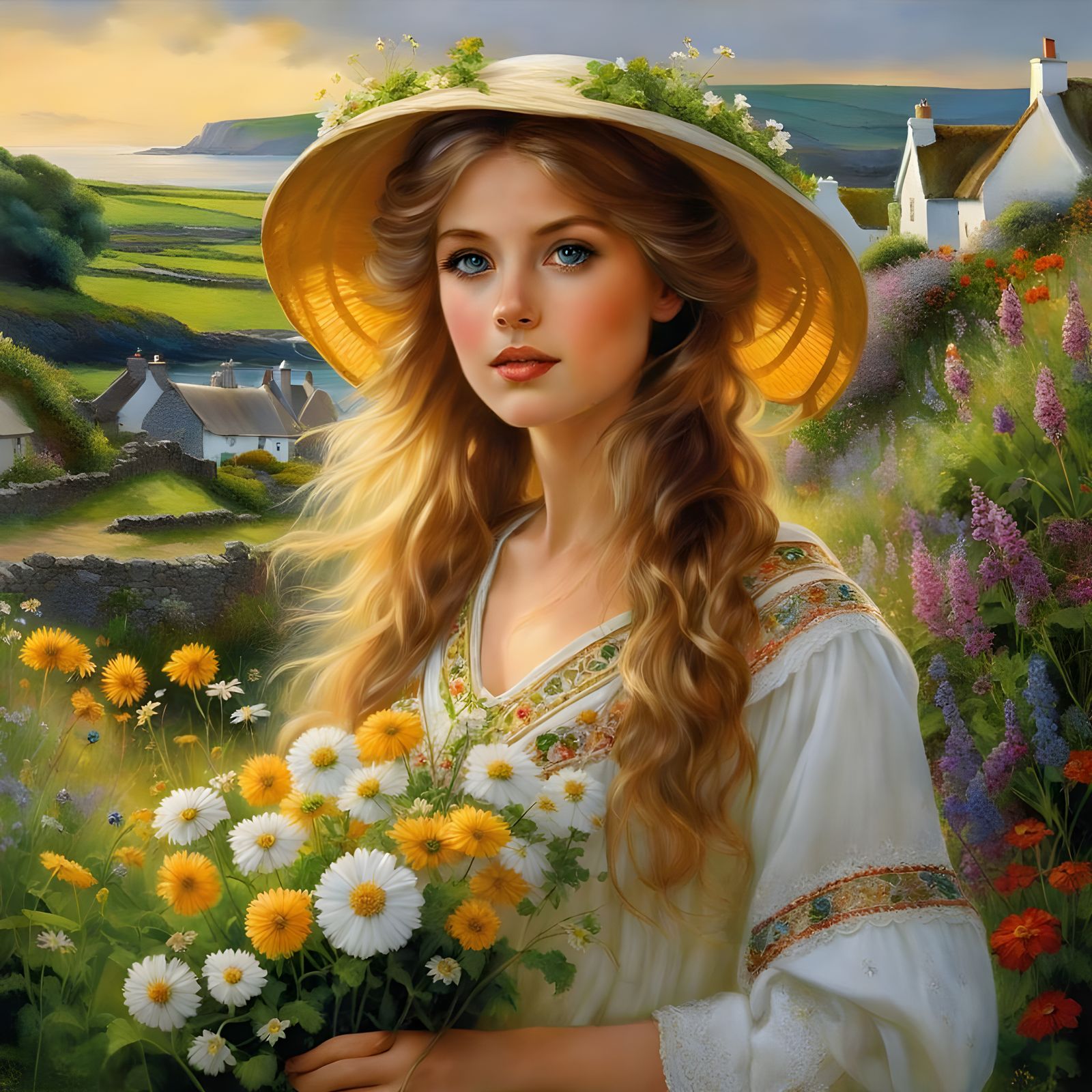 Teagan in her Irish Village