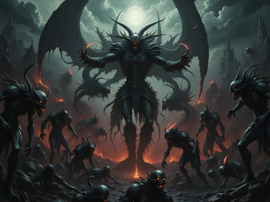 Chaotic Alien Colony Fleeing Ominous Magnus Undertone