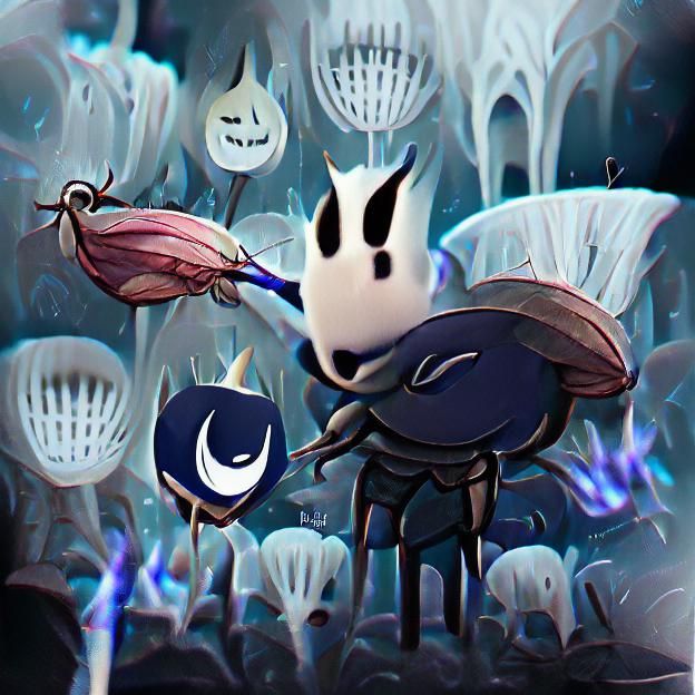 Hollow Knight in a Desolate World