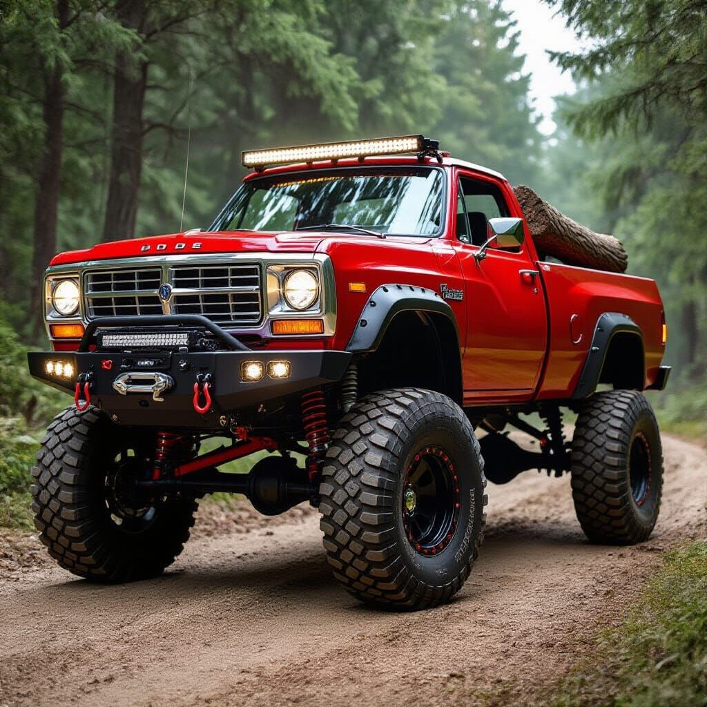 Modified 1979 Dodge Power Wagon Off-Road Adventure