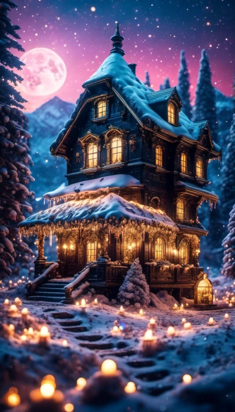 Frostpunk Christmas Park in Winter Wonderland