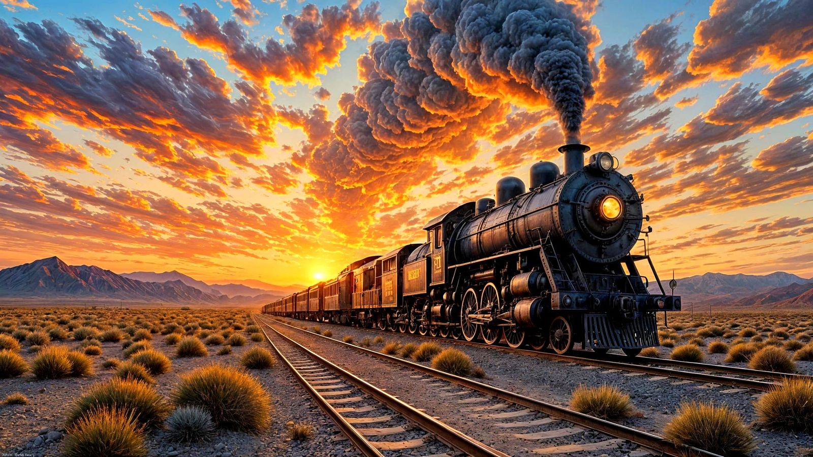 Locomotive Sunrise