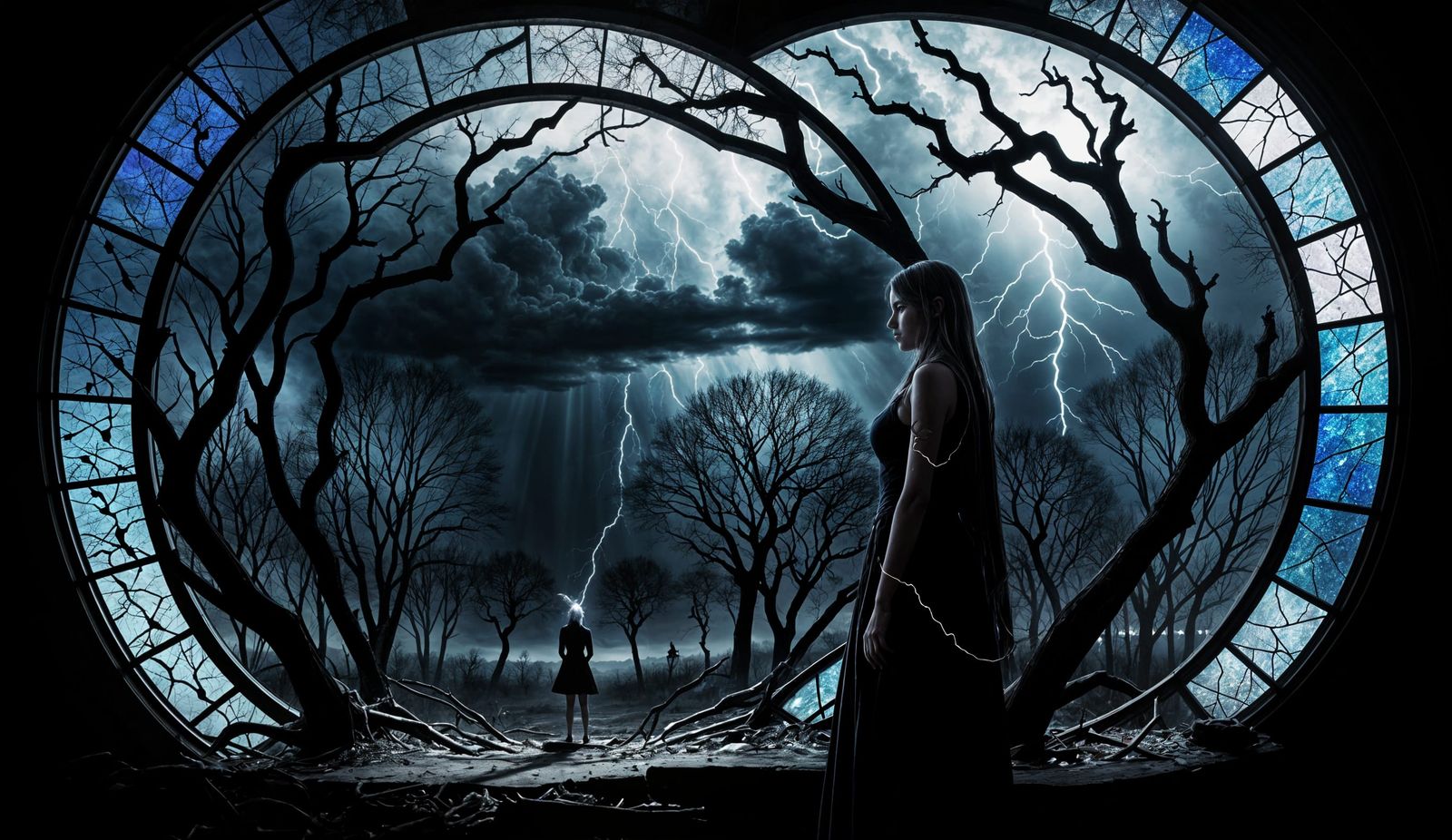 Macabre Moonlit Mystery Under Shattered Glass