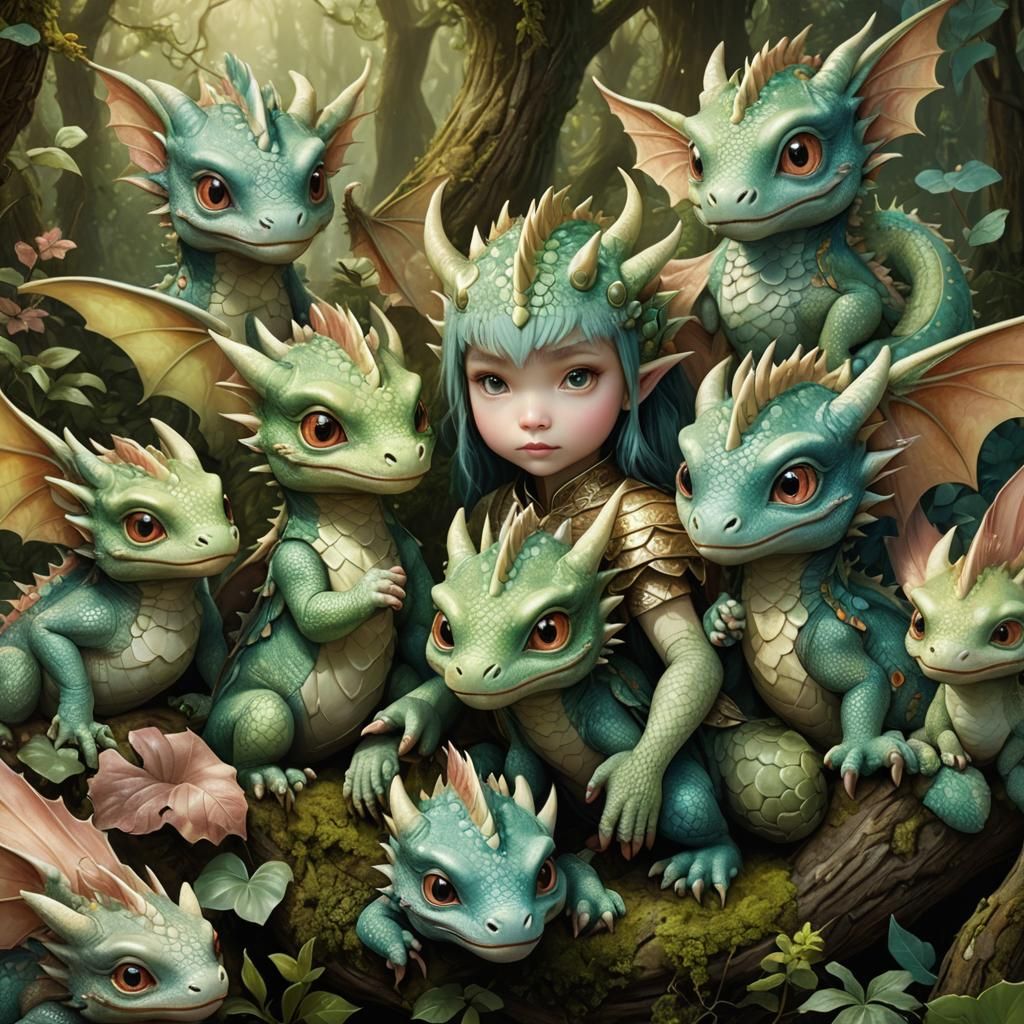 Baby dragon gang