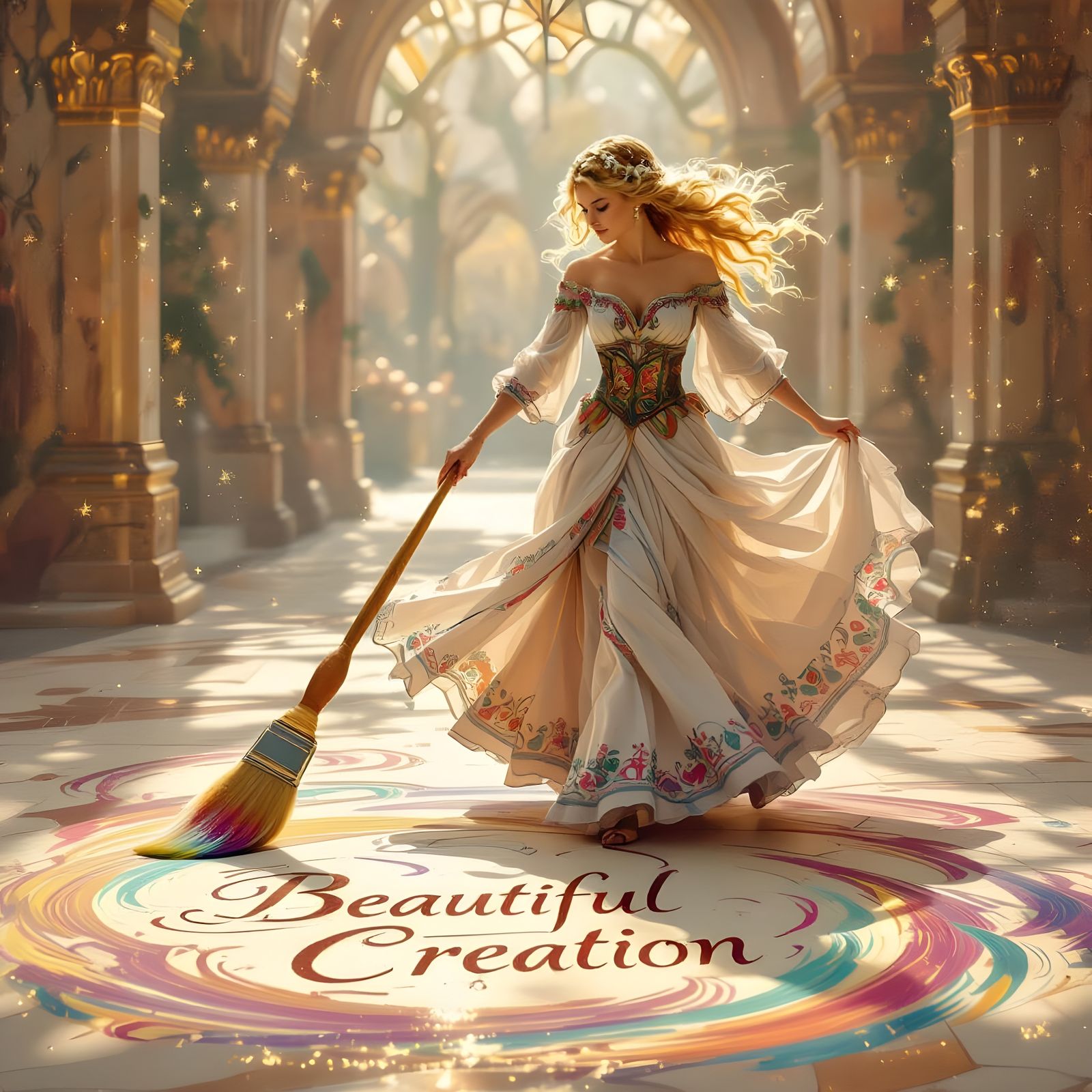 Norse Princess Paints 'Beautiful Creation' in Romantic Fanta...