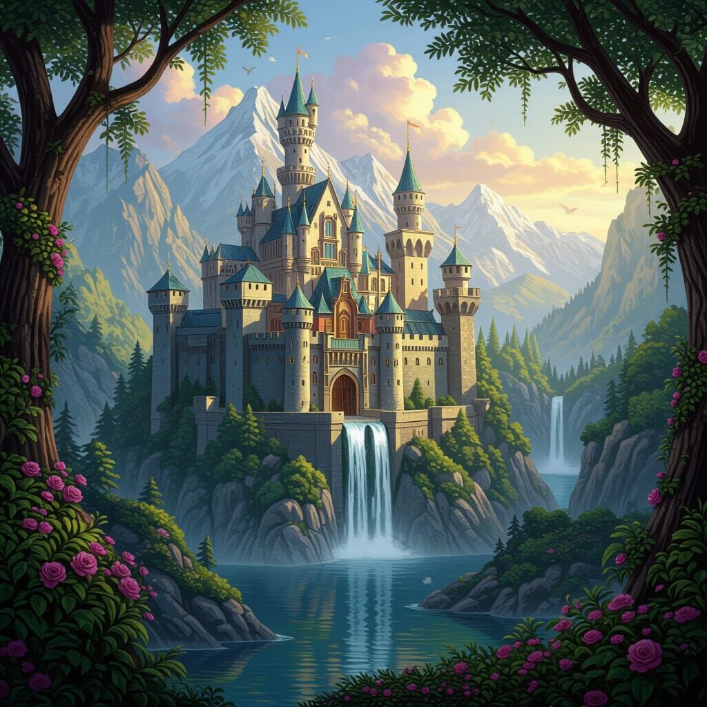 Enchanting AI Art of Magical Places