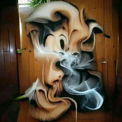 Ethereal Smoke Art Composition