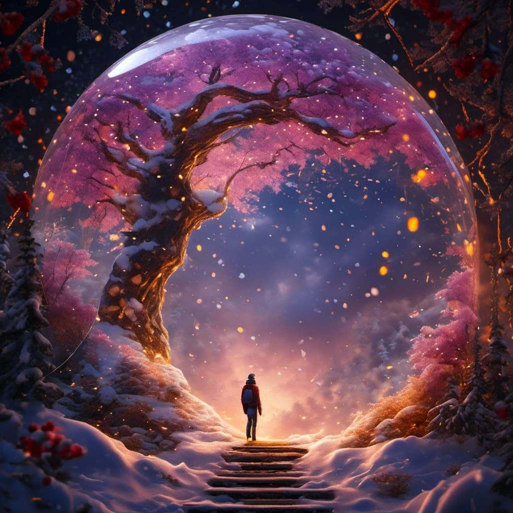 epic crystal snow globe