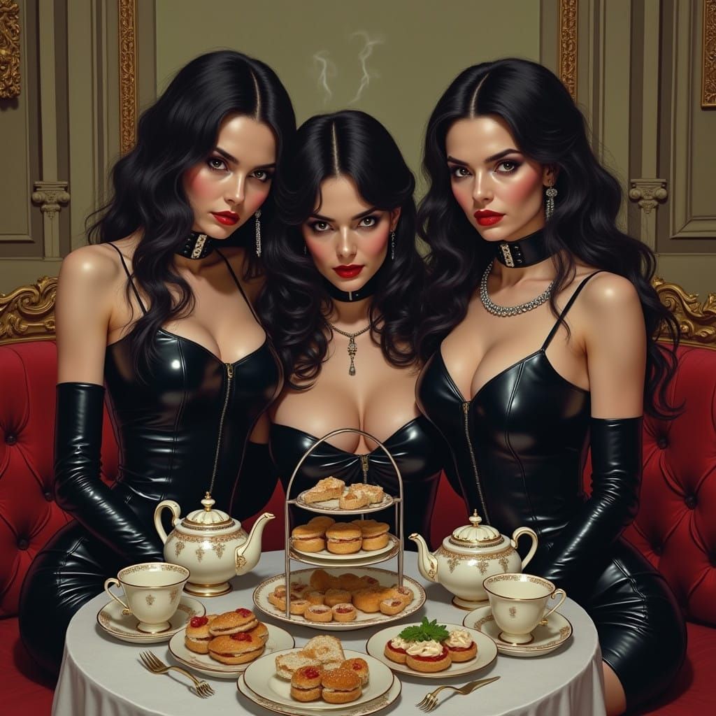 Vampire Hunters Enjoy High Tea in Elegant Style