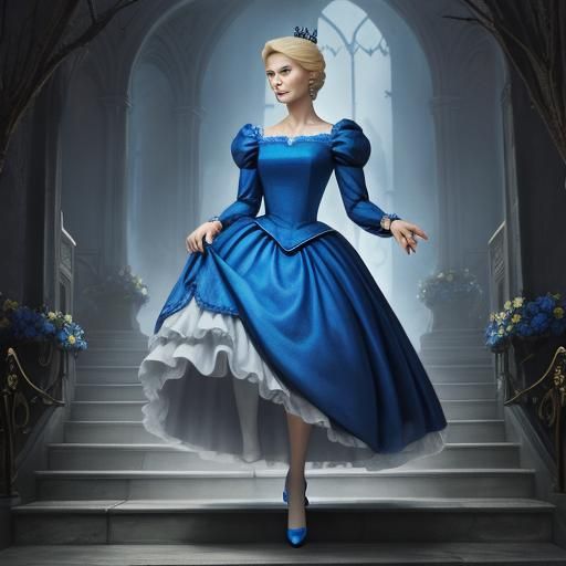 Cruel Cinderella Scares Stepmother: A Dark Fairytale