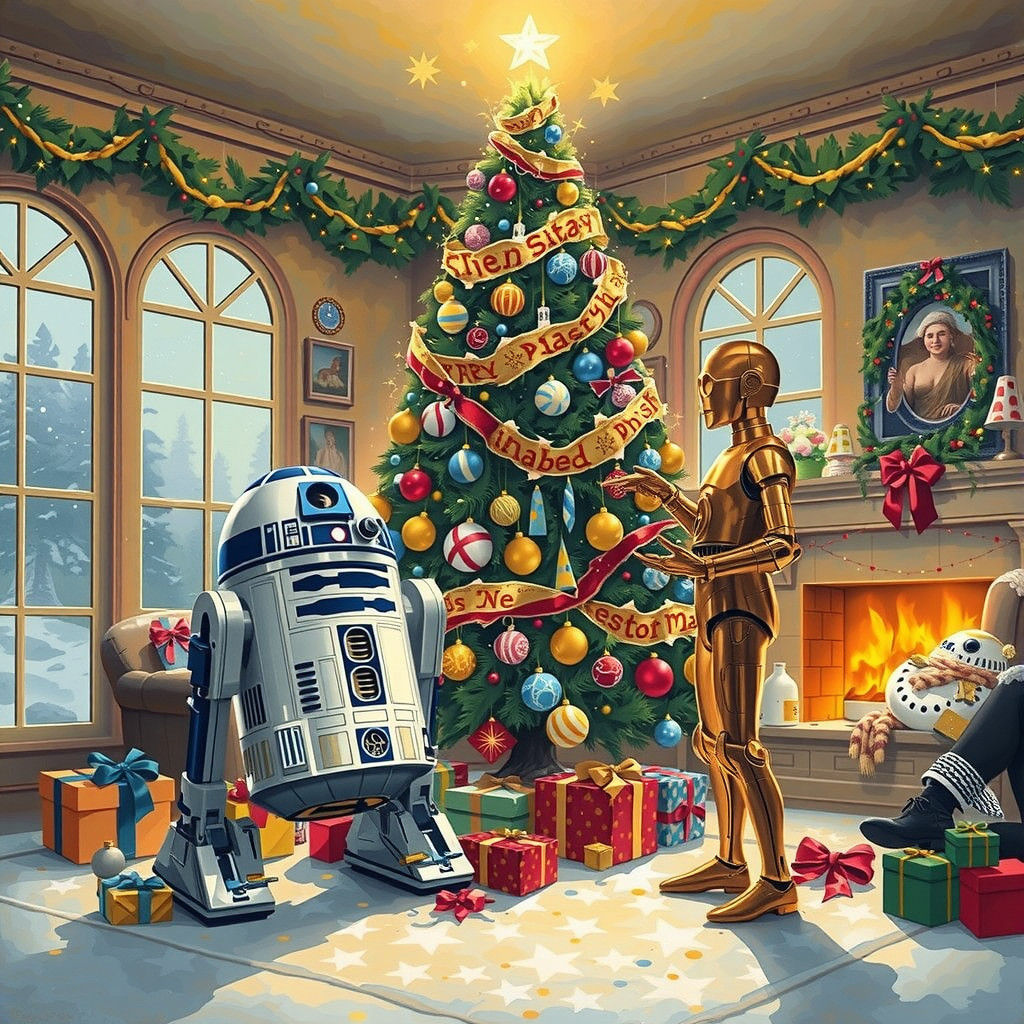 Droids Deck the Halls in Holiday Cheer