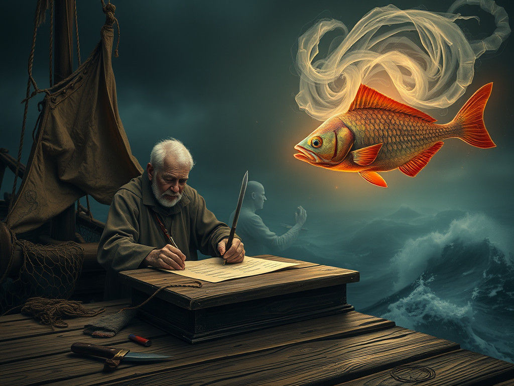 Monk Writes Code 'C' in Dreamscape