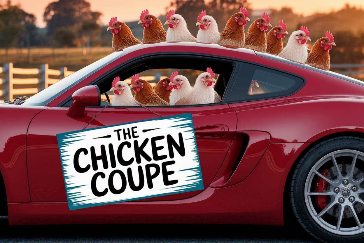 The Chicken Coupe: A Car Full of Chickens
