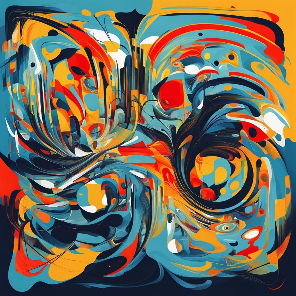 Inverted Abstract Composition