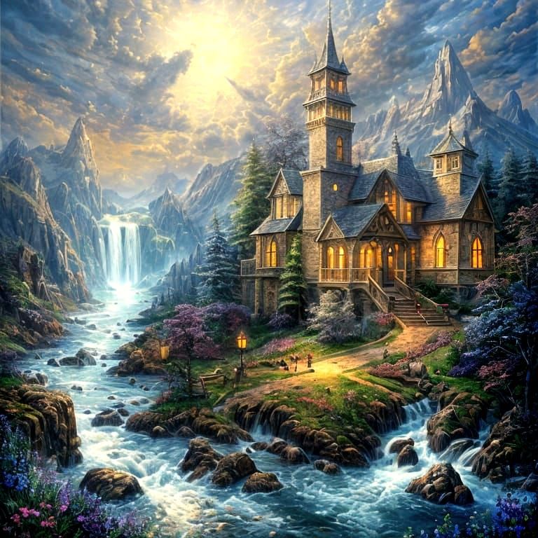 Ethereal Six-Dimensional Beast in Mist