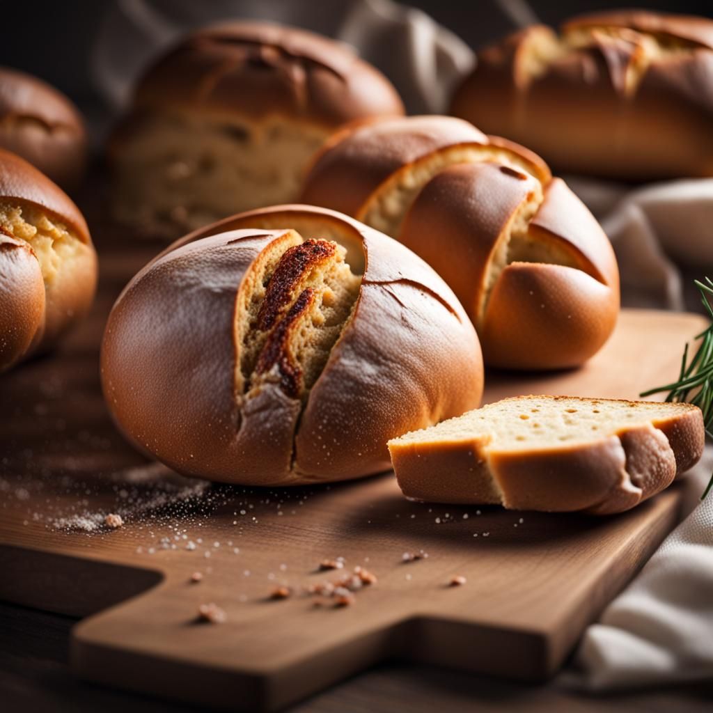 Artisan Bread Captured with Professional Photography Techniq...