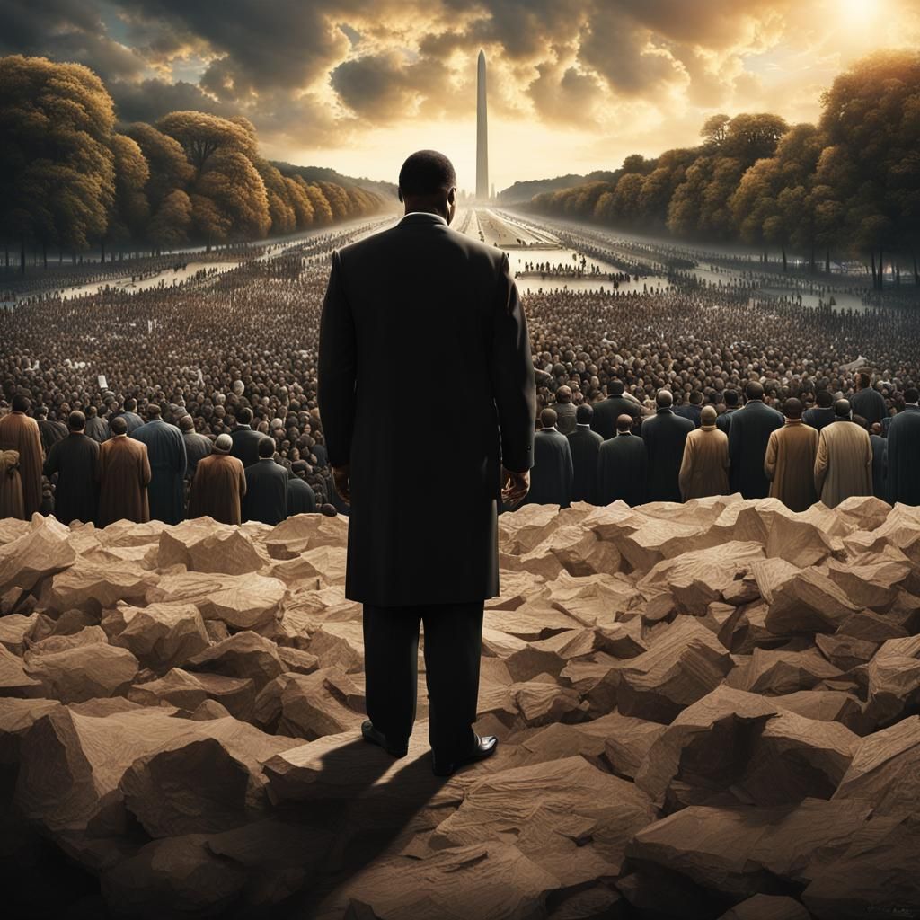 Martin Luther King Speech: Epic Digital Matte Painting
