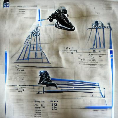Darth Vader Skeleton High Jumper Blueprint in Charcoal