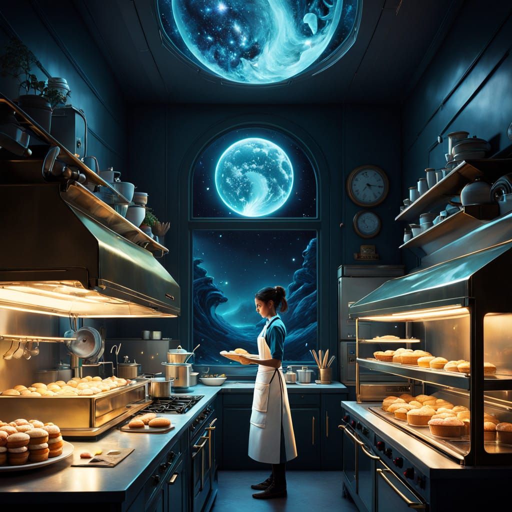 Radiant Baker Creates Starlight Pastries in Enchanted Kitche...