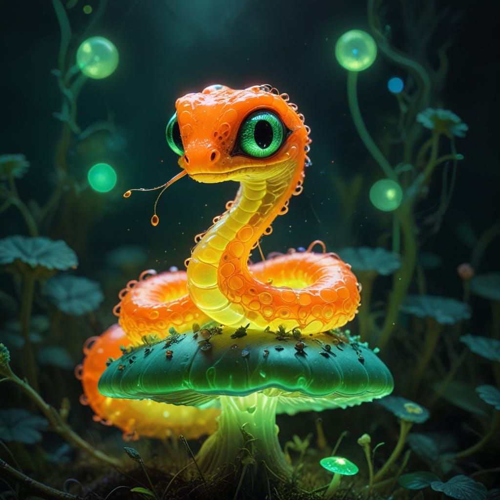 Deep inside a neon jungle.