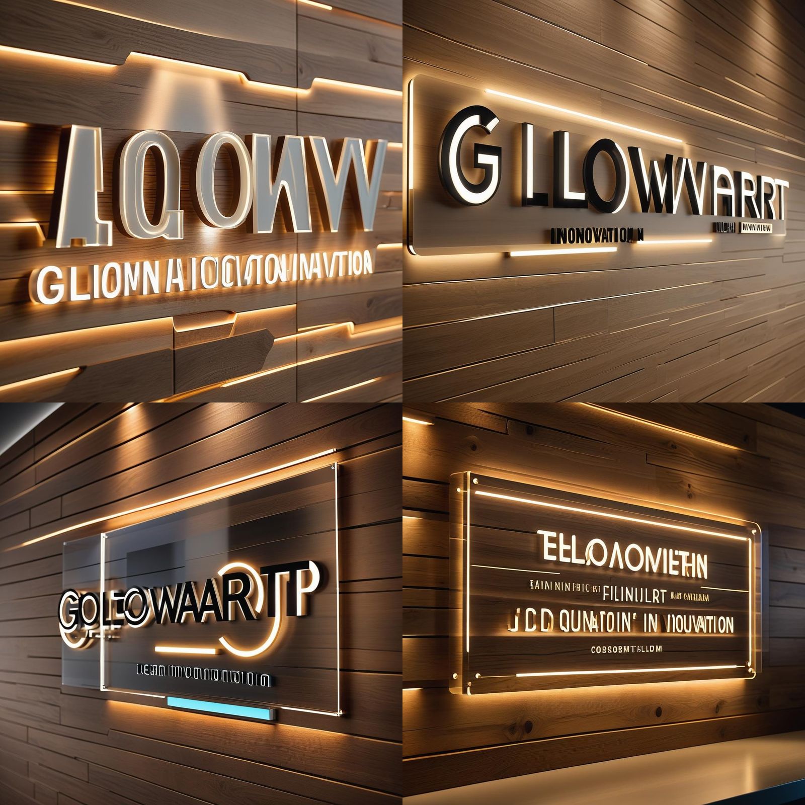 Custom Acrylic LED Light Board Photo