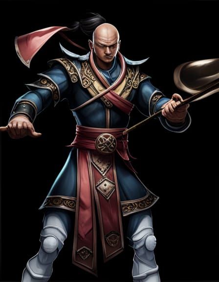 Havik from Mortal Kombat 11 in Anime Art Style