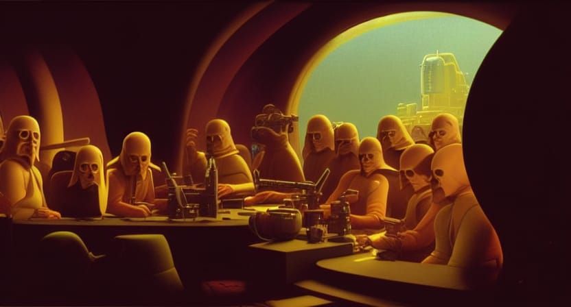 Mos Eisley Cantina Band: Sci-Fi Concept Art
