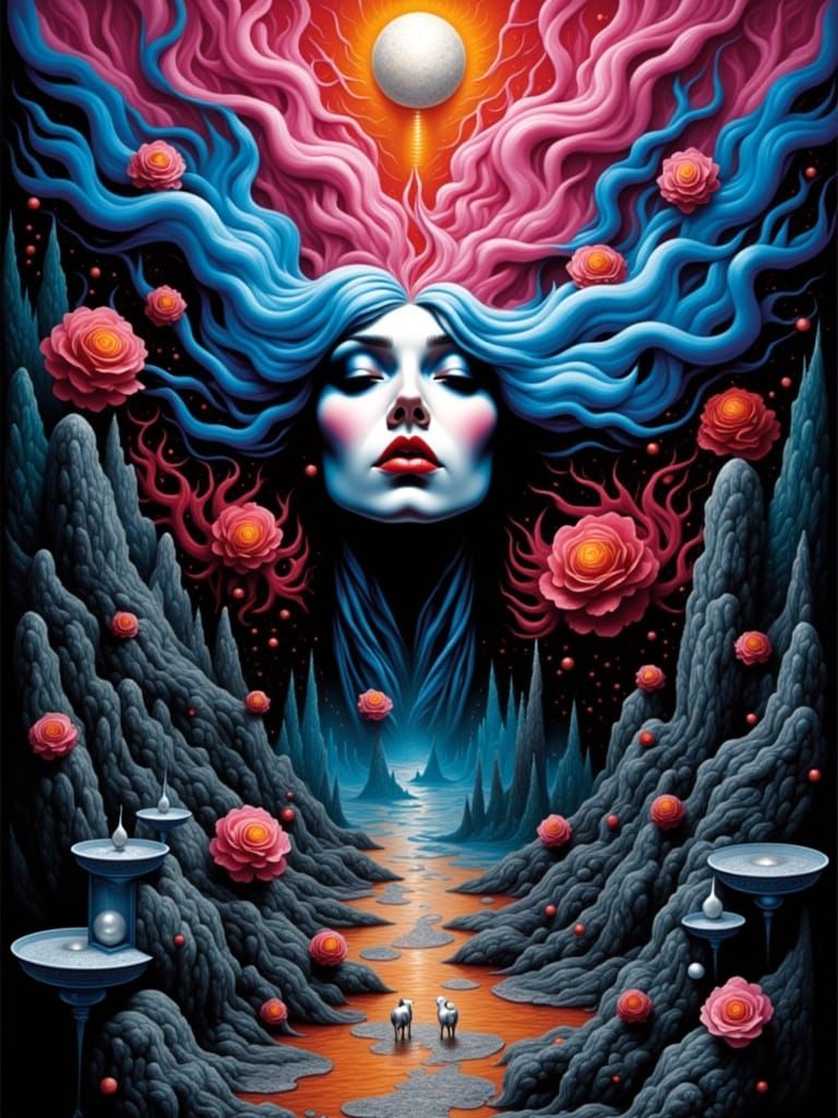 Surreal Fornasetti Landscape Breakthrough