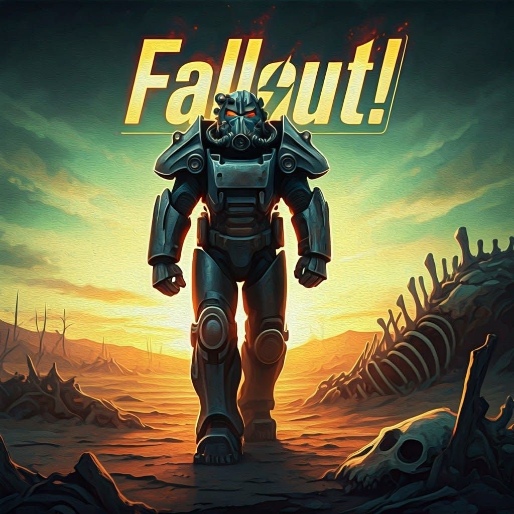 Fallout Power Armor Embarks on a Desert Odyssey