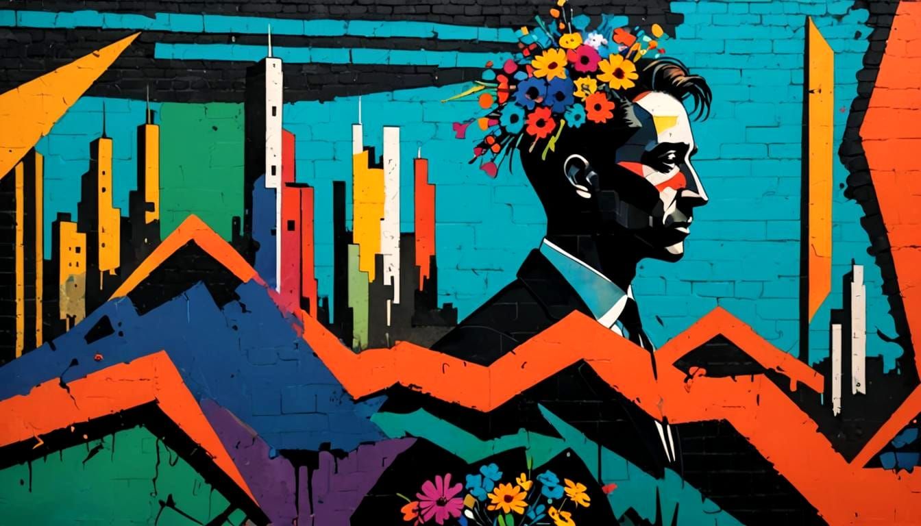 Abstract Street Art in Kandinsky Style