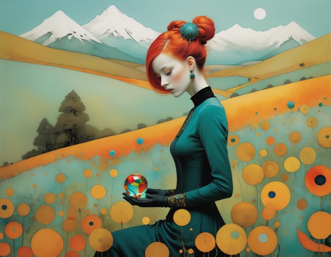 Magical Liquid Alcohol Ink Arabesque Art