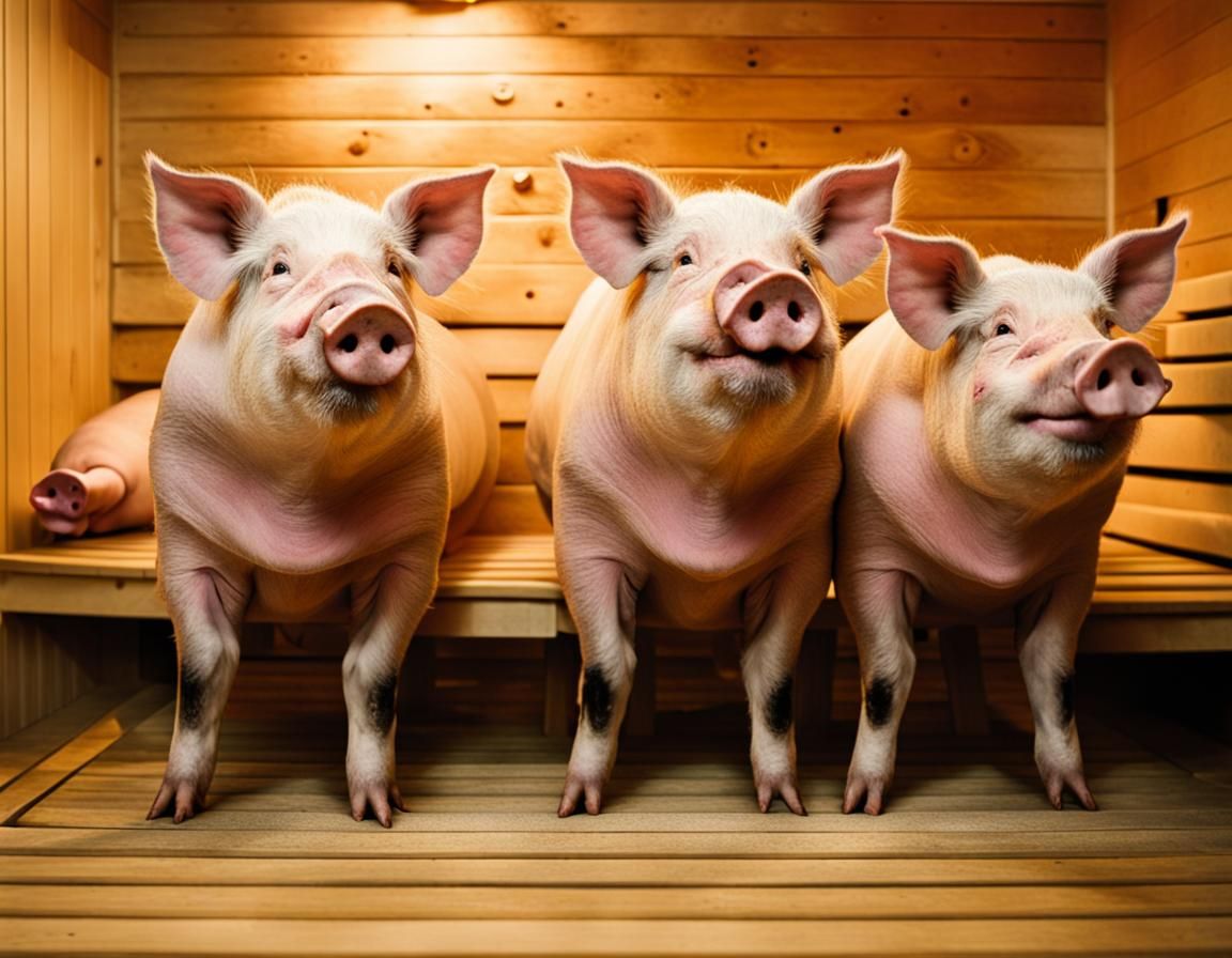 Pigs in the Sauna