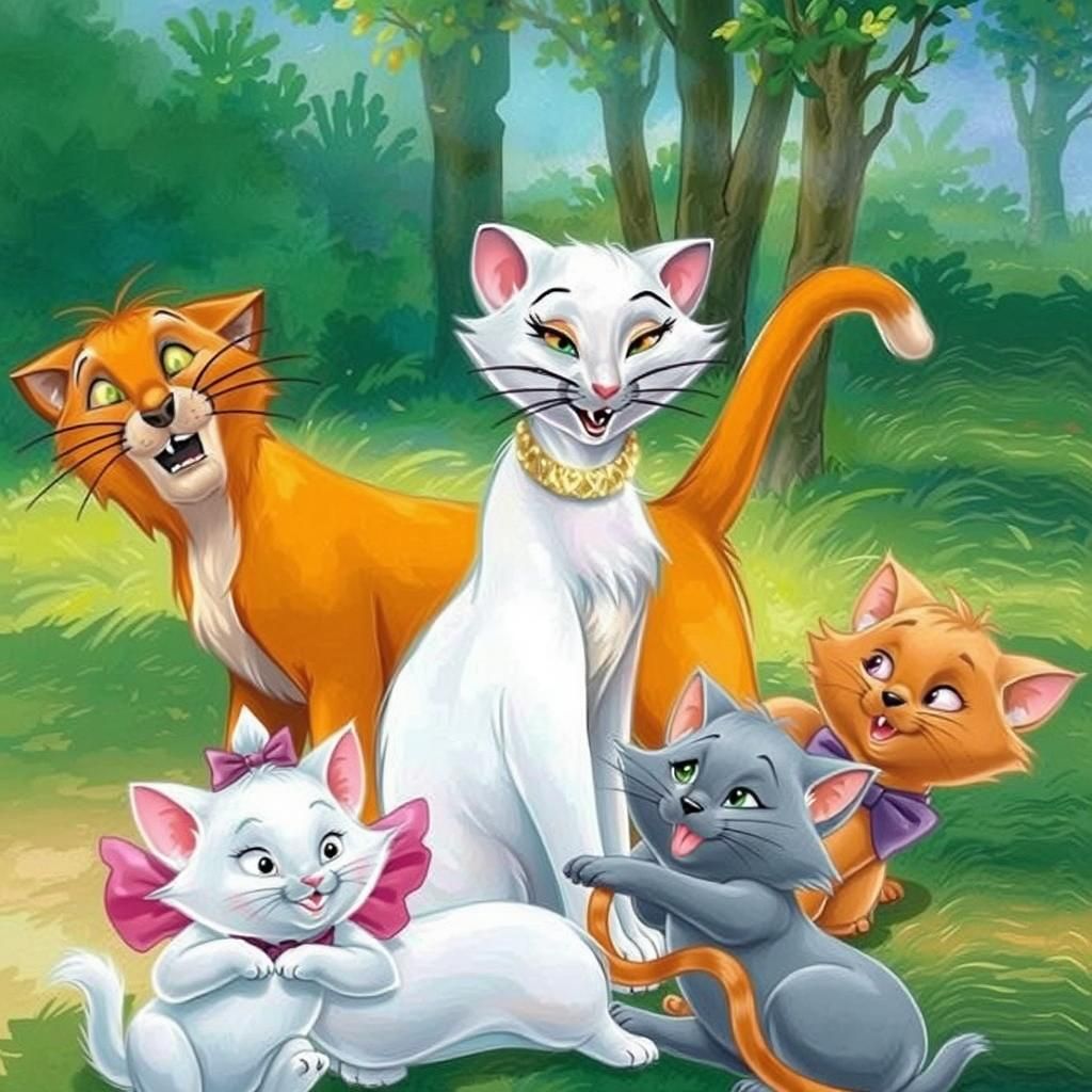 Mais qui sont ses chats ?