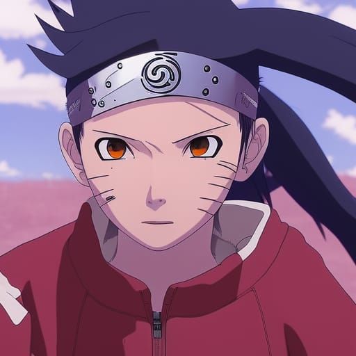 Red-Haired Manga Character in Studio Ghibli Style