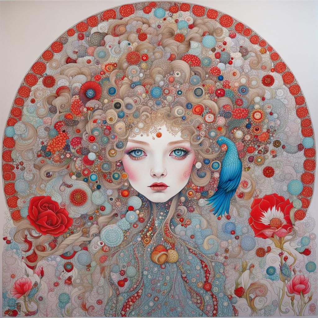 Surreal Portrait in Barton's Ethereal Style