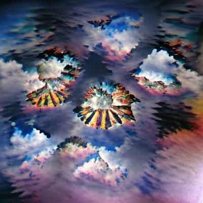 Kaleidoscopic Clouds Opening: Abstract Light Display