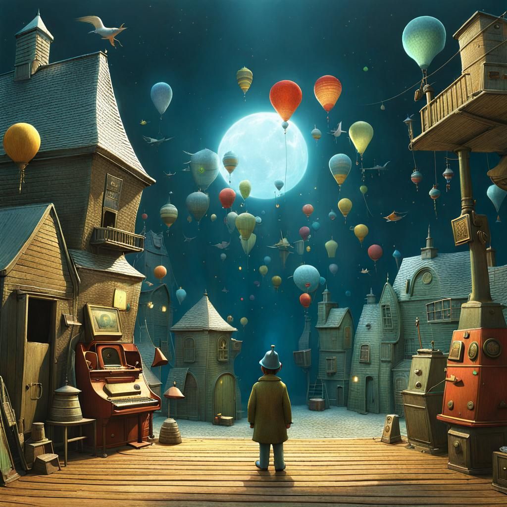 Charming Imperfect World: A 3D Render