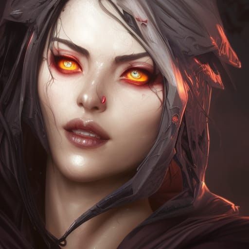 Detailed Portrait of a Salubri Vampire